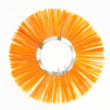 High Quality Yellow Steel Wire+PP Concave-convex Sweeper Brush for Snow Removal Machine